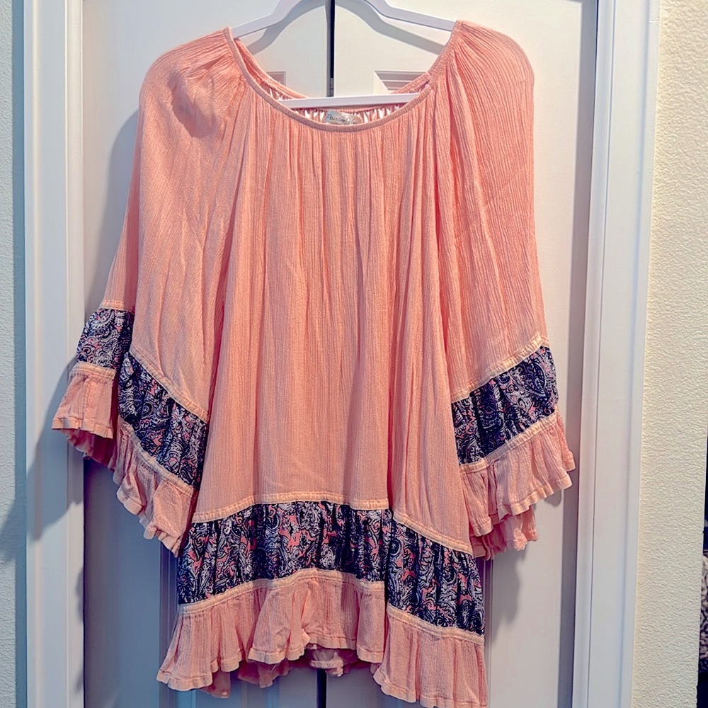 Pale Pink Tunic Top